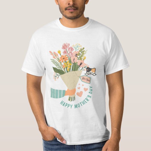 母の日デザインTシャツ Tシャツ (正面)