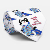 母の日ネコのパジャマのネクタイのための息子かパパかG ネクタイ (ロール)