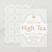 母の日ハイティー招待状 招待状 (正面/裏面)