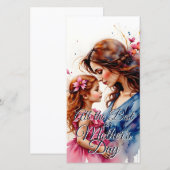 母の日ハグで水彩フローラスタイル (正面/裏面)