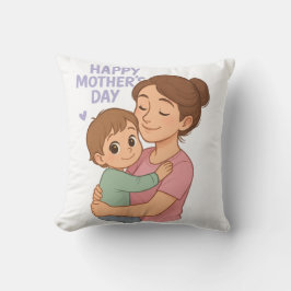 母の日ハグ装飾用クッションかわいい漫画ママ クッション