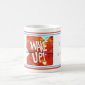 母の日ハッピーモーニング愛してる!編集文字 コーヒーマグカップ (中央)