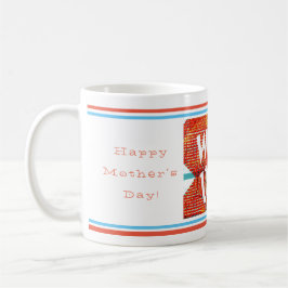 母の日ハッピーモーニング愛してる！編集文字 コーヒーマグカップ