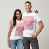 母の日ハートビートティー: 3D Love Graphic Tシャツ (ユニセックス)