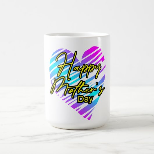 母の日ハート コーヒーマグカップ (中央)