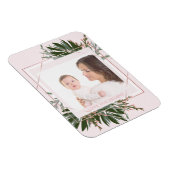 母の日バラ金ゴールドフローラパーソナライズされた写真 マグネット (右側)