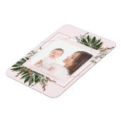 母の日バラ金ゴールドフローラパーソナライズされた写真 マグネット (左側)