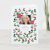 母の日バラ カード (正面)