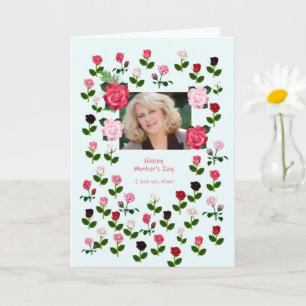 母の日バラ カード