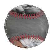 母の日パーソナライズされたに一種の 野球ボール (裏面)