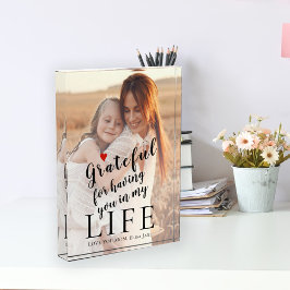 母の日パーソナライズされたの写真と文字引用文 フォトブロック