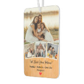 母の日パーソナライズされたの写真記念 カーエアーフレッシュナー (左)