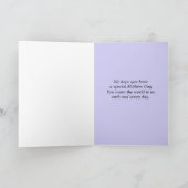 母の日パーソナライズされた カード (内部)