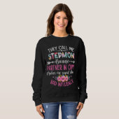 母の日パートナーだからって義母って呼ばれてるの スウェットシャツ (正面フル)