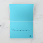 母の日パ鮮やかンにピンクと黄色の花 サンキューカード (内部)