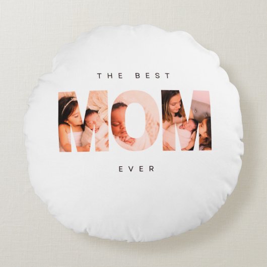母の日ピローカバー ラウンドクッション (正面)