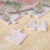 母の日ピンクのお茶 ジグソーパズル (側面)