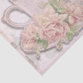 母の日ピンクのお茶 薄葉紙 (詳細)