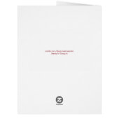 母の日ピンクのフローラビッグカード (裏面)