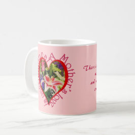母の日ピンクのフローラ愛の無条件の詩 コーヒーマグカップ