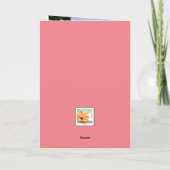 母の日ピンクのフローラ、無私母へのリマインダー カード (裏面)