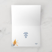 母の日フォイル折りグリーティングカード 箔グリーティングカード (内側レイダウン)