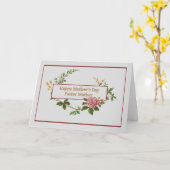 母の日フォスターママーヴィンテージバラ カード (黄色い花)