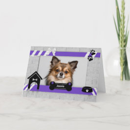 母の日フォトカードパープル・from the Dog カード