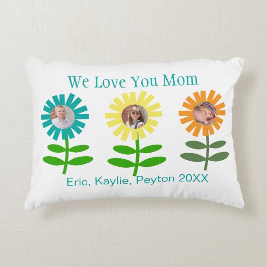 母の日フォトガーデン アクセントクッション (正面)