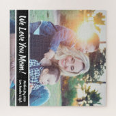 母の日フォトギフトカスタムパズル ジグソーパズル (横)