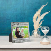 母の日フォトグレー素朴ウッド フォトプラーク (インサイチュ)