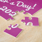 母の日フォトコラージギフトカスタムパズル ジグソーパズル (側面)