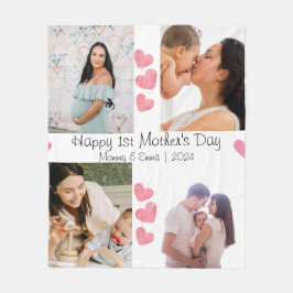 母の日フォトコラージギフト フリースブランケット