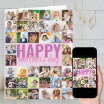 母の日フォトコラージビッグカーパーソナライズされたド カード<br><div class="desc">メッセージと写真のコラージュとビッグパーソナライズされたマザーズデイカード。デザインは大きすぎるタイポグラフィとブラシのスクリプトで文字を入力。内部のメッセージをパーソナライズすることもできます。写真(右から右へ、上から下へ離れの行で動作する)をアップロードすると、グリッドを型枠するための正方形/インスタグラム形式で表示されのまわりにる。</div>