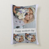 母の日フォトコラージュアクセント枕 アクセントクッション (正面(垂直))