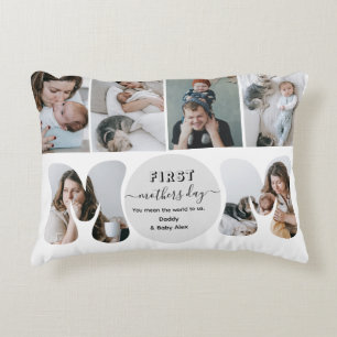 母の日フォトコラージュプラーク アクセントクッション