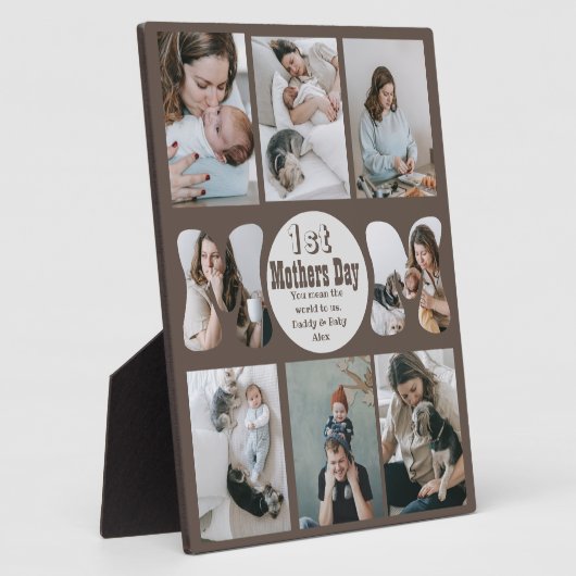 母の日フォトコラージュプラーク フォトプラーク (側面)