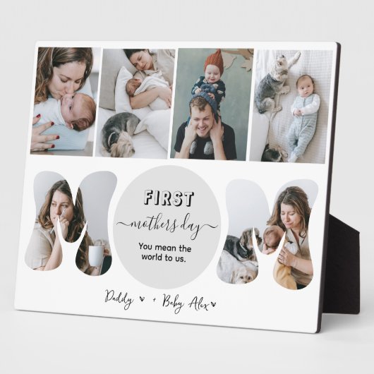 母の日フォトコラージュプラーク フォトプラーク (側面)