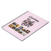 母の日フォトコラージュ史上最高のママのお守り ノートブック (左側)