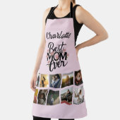 母の日フォトコラージュ最高のマーEver Keepsake エプロン (インサイチュ)