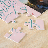 母の日フォトコラージュ母お気に入りのレタリング ジグソーパズル (側面)