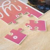 母の日フォトコラージュ母すごいレタリング ジグソーパズル (側面)