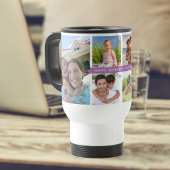 母の日フォトコラージュ6枚の写真と年 トラベルマグ