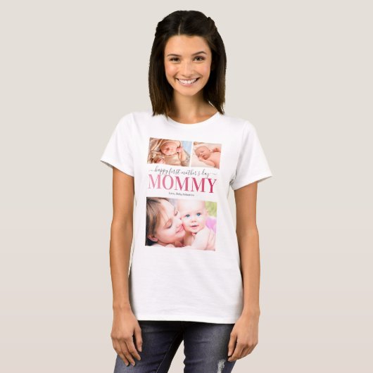 母の日フォトコラージュTシャツ Tシャツ (正面フル)