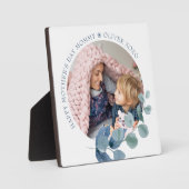 母の日フォトユーカリ葉写真枠 フォトプラーク (正面)