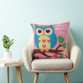 母の日フクロウ：心のこもった視線 クッション (椅子)