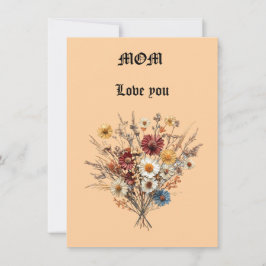 母の日フラットカード