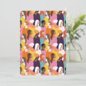 母の日フラットグリーティングカード 招待状 (スタンド正面)