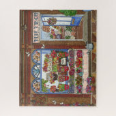 母の日フラワーショップウォーターカラー ジグソーパズル (縦)