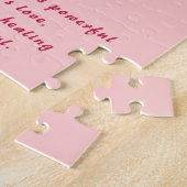 母の日フローラ愛の無条件の詩小 ジグソーパズル (側面)